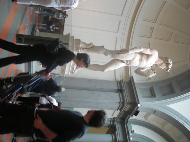sneaking pictures of his master, david
