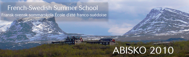 French-Swedish Summer School in Abisko on climate change and subpolar environments