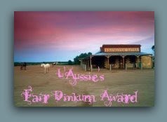 L'AUSSIE'S FAIR DINKUM AWARD