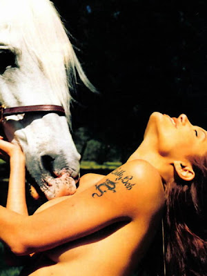 angelina jolie topless sex horse