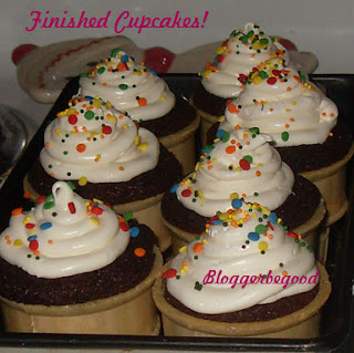 Waffle Cone Cupcakes Waffle Cone Cupcakes