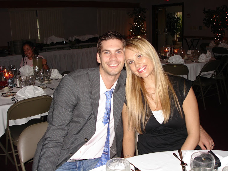 This was Chris and I at a friends wedding!