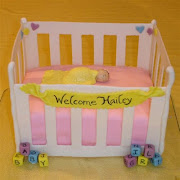 Baby Crib Cake