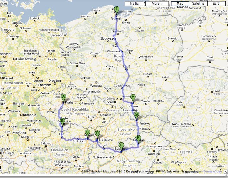 Google Maps Poland