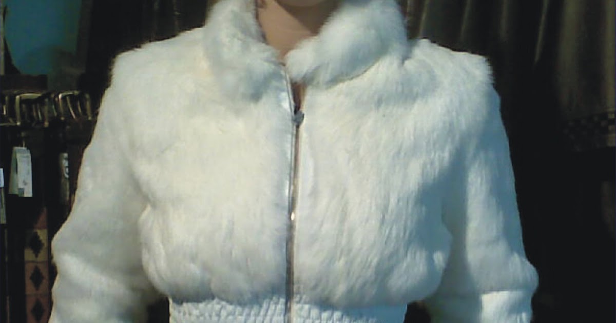 Cueros Gena Chaqueta en pelo de conejo