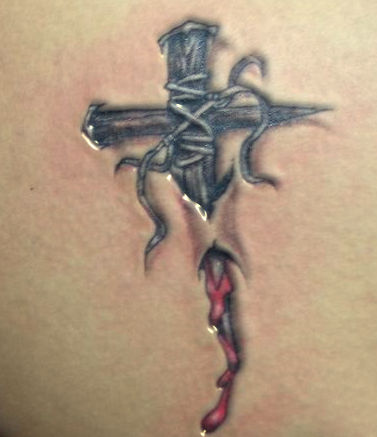 asian tatto style cross tattoo asian tatto style cross tattoo