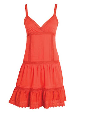 Vestido Noche/Casual - Color Naranja