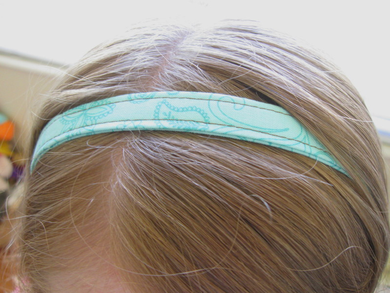 Rosey Corner Creations Easy Fabric Headband Tutorial
