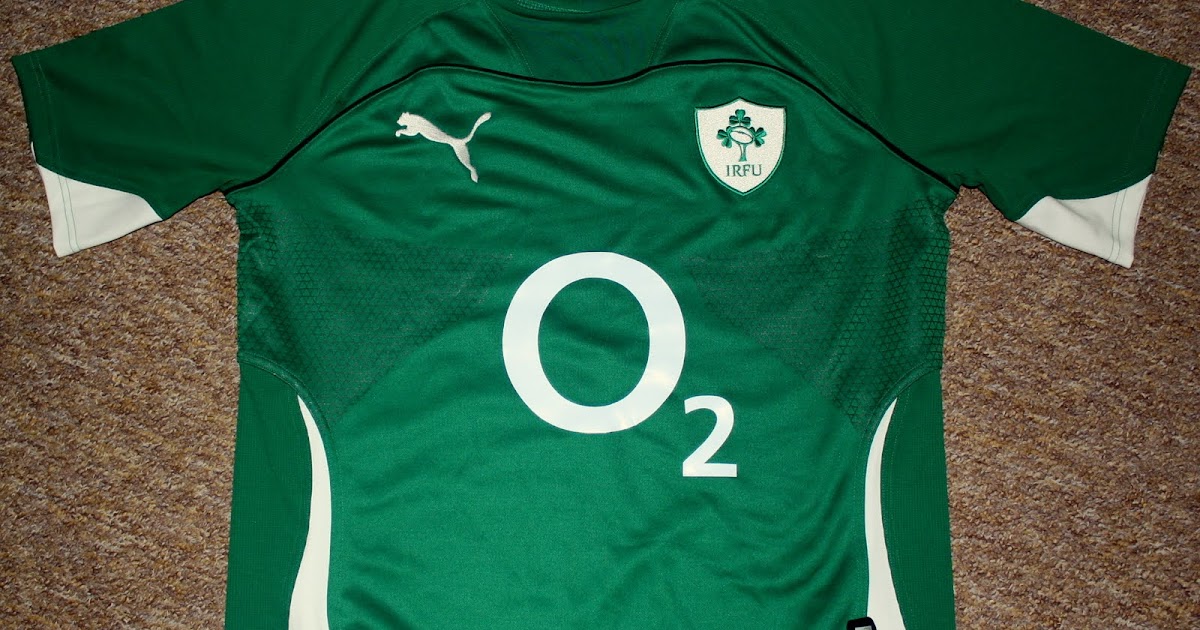 ZackRugby Collections® Ireland (IRFU) SS Pro Home 2009/2011 Rugby Jersey