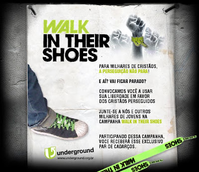 Walk in their shoes