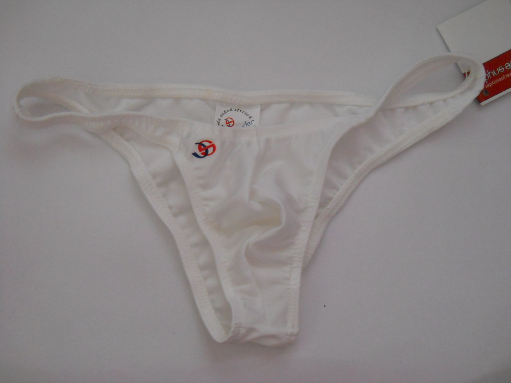 Male Female Underwear UM002 White Sexy Briefs Men's Bikini Underwear