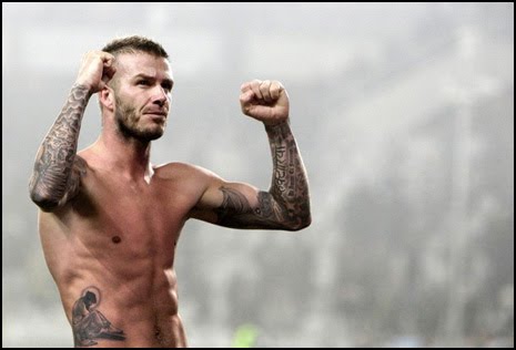 More than just an athlete David Beckham has gone to sport many tattoos 