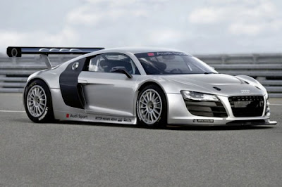 audi r8 gt3 sports car front