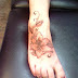 Lily Flower Tattoo Designs For Foot
