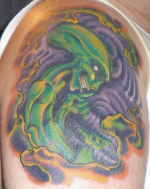 Alien Tattoos Designs Pictures