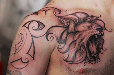 tribal arm tattoo designs for men