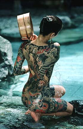 Sexy Girl Yakuza Gangsta Tattoo