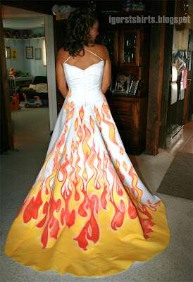 Trend Airbrushed Wedding Dress