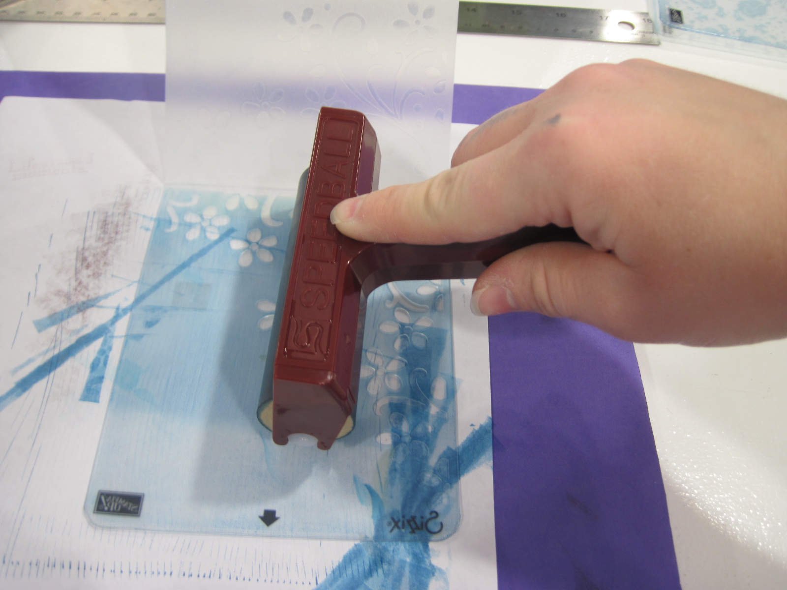 Krafting Kreations Inked Dry Embossing