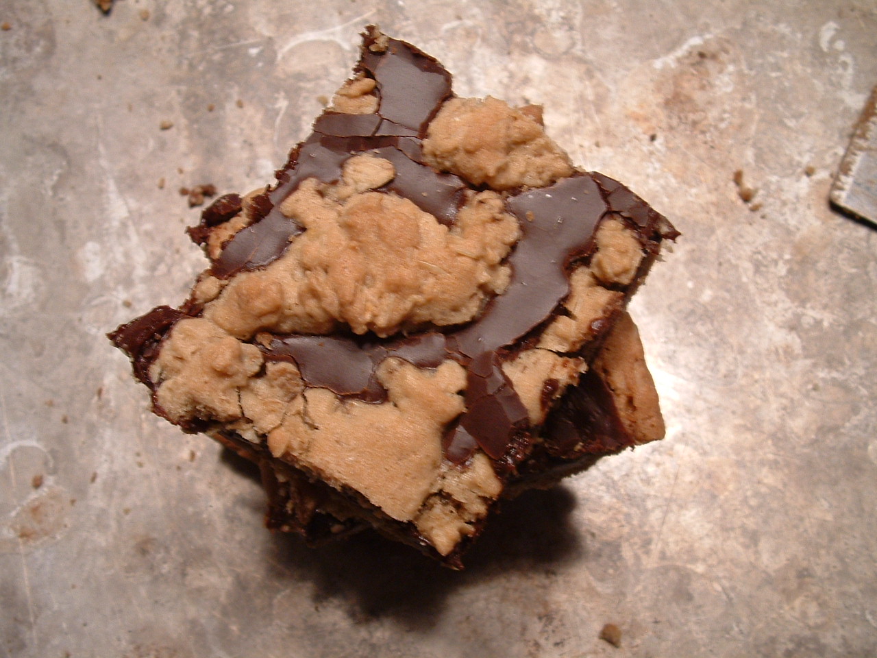 housewifery Fudge Nut Bars (without the nuts)