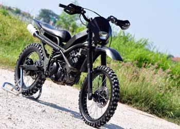 Displayer Big Motorcycle: MODIFIKASI Suzuki Satria F-150