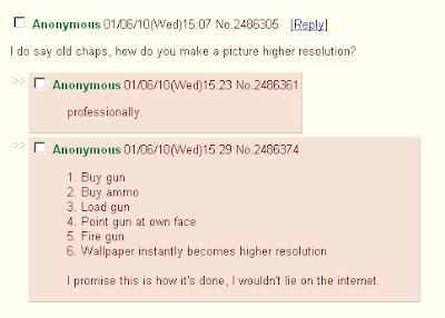 get a 4Chan answer.
