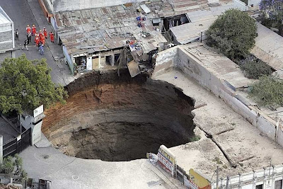 Sinkholes Water on Sinkholes Appear All Over The Planet There Are Many Sinkholes