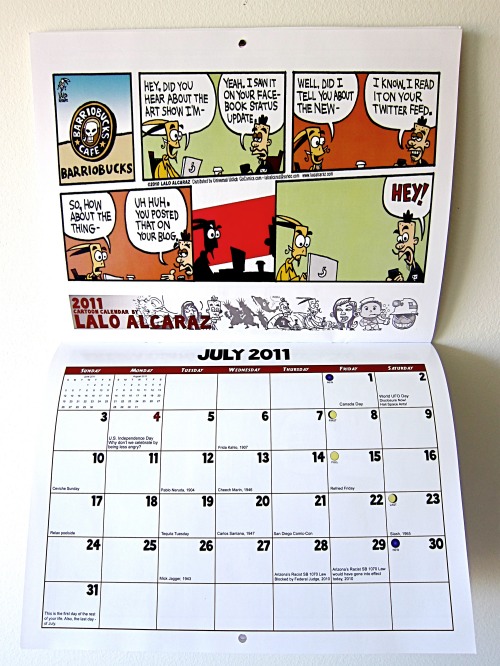 HispanicNashville.com: Free 2011 calendar by Lalo Alcaraz
