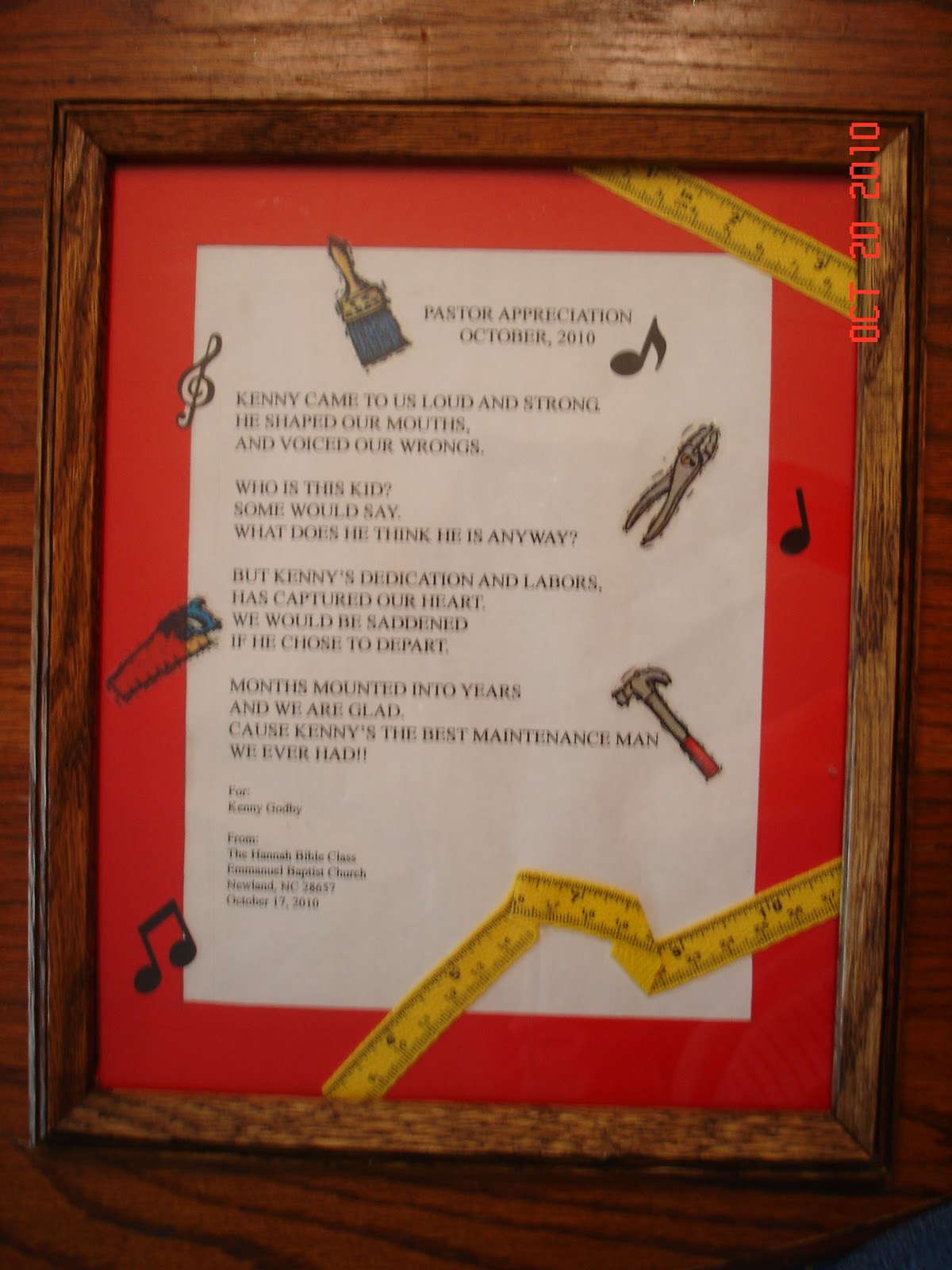 Life in the Big City: Pastor Appreciation Day