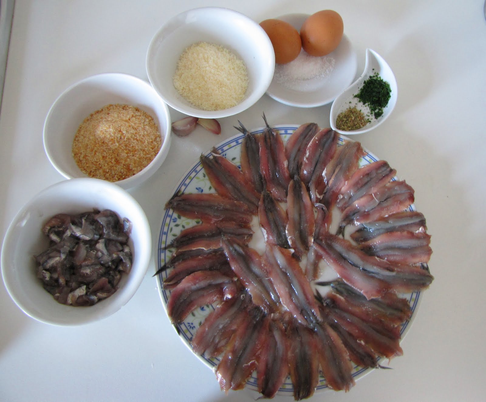 Stuffed Anchovies Acciughe ripiene Beautifuliguria