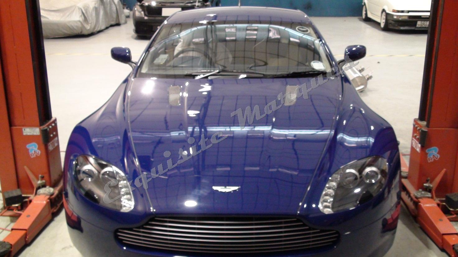exquisite marques: aston martin vantage quicksilver exhaust system