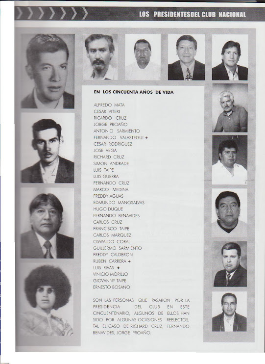 PRESIDENTES DEL CLUB DEPORTIVO NACIONAL SAN JUAN