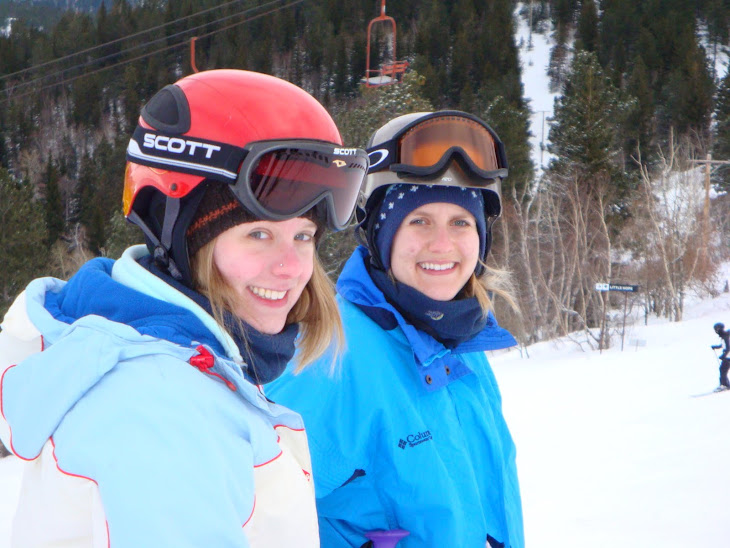 Kayla and Alissa skiing with us at Terry Peak, near Rapid City, SD