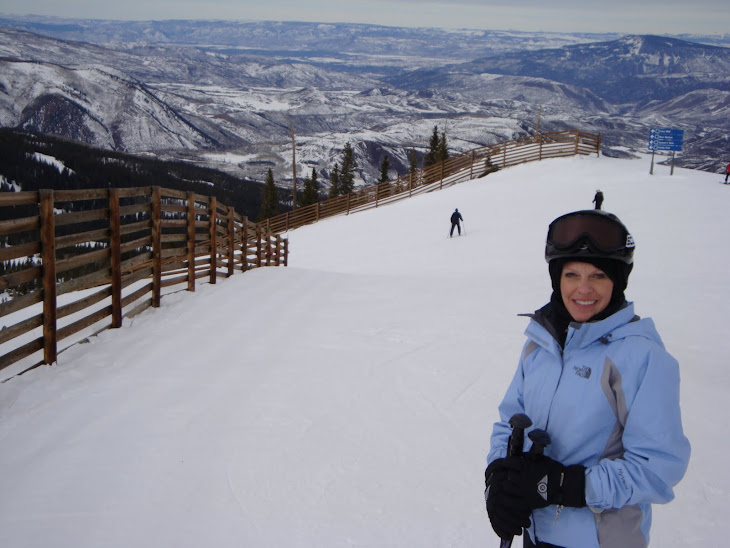 At the summit of Snowmass MT., Aspen, Colorado