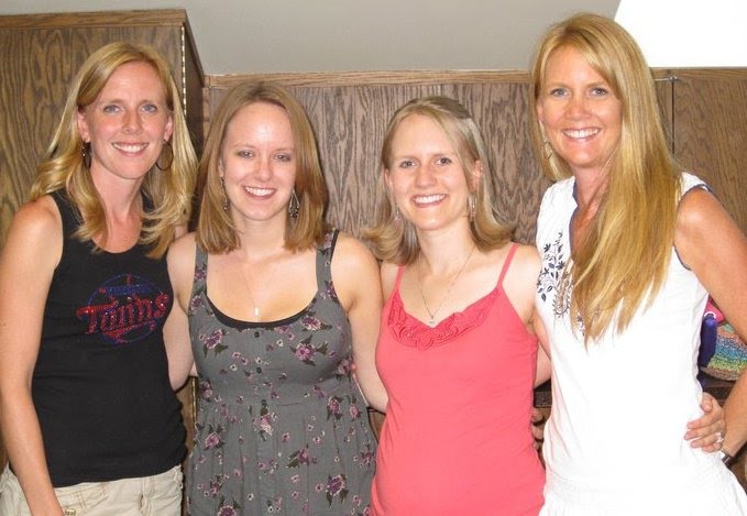 The 4 cousins at Kayla's Bridal shower