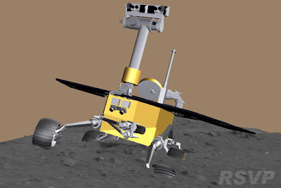 Computer reconstruction of Spirit's predicament Computer reconstruction of Spirit's predicament