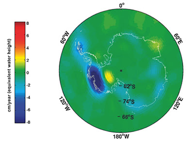 Gravity measurement data from GRACE Gravity measurement data from GRACE