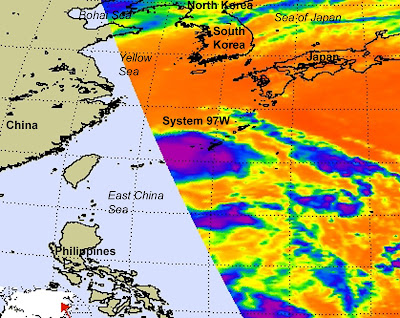 System 97W Ripe for Tropical Development