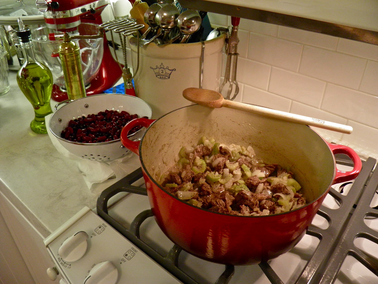 From Captain's Daughter to Army Mom Le Creuset Chilitime!