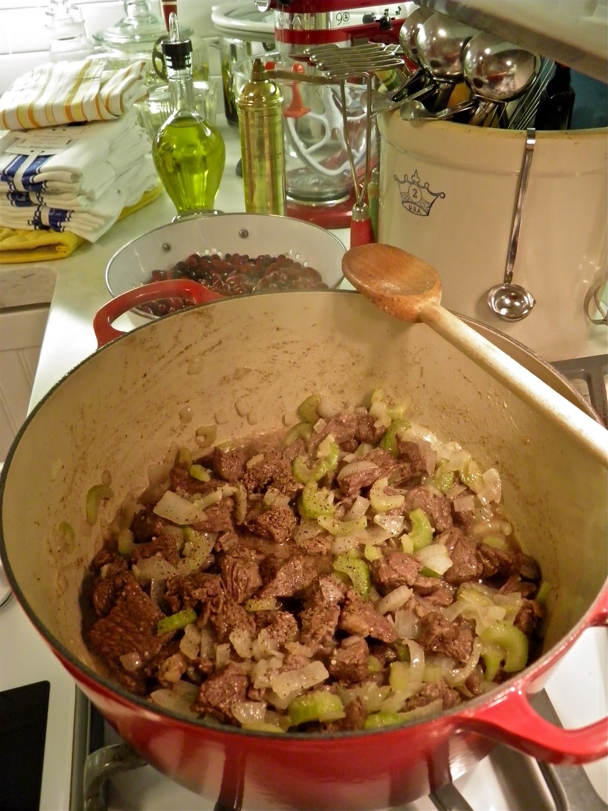 From Captain's Daughter to Army Mom Le Creuset Chilitime!