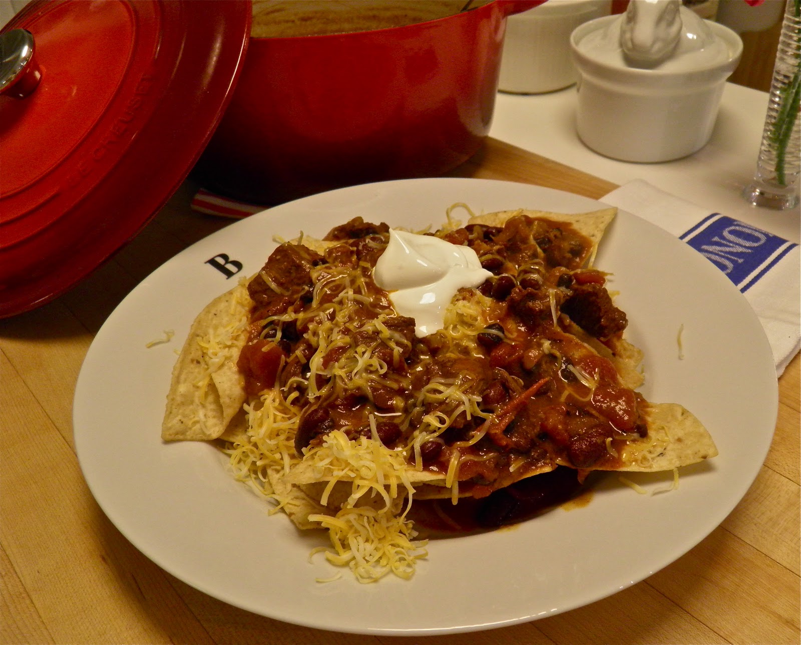 From Captain's Daughter to Army Mom Le Creuset Chili... served!