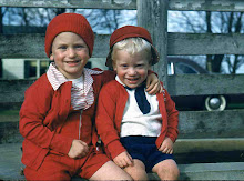 Brother Joe Hoyt and other brother, Charlie (Cubby), Spring, 1953.