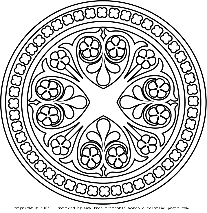 Mandalas lindas e harmônicas para colorir - Desenhos