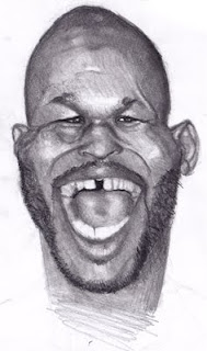 Boxer Boxing Bernard Hopkins Art Sketch Drawing Hall of Fame