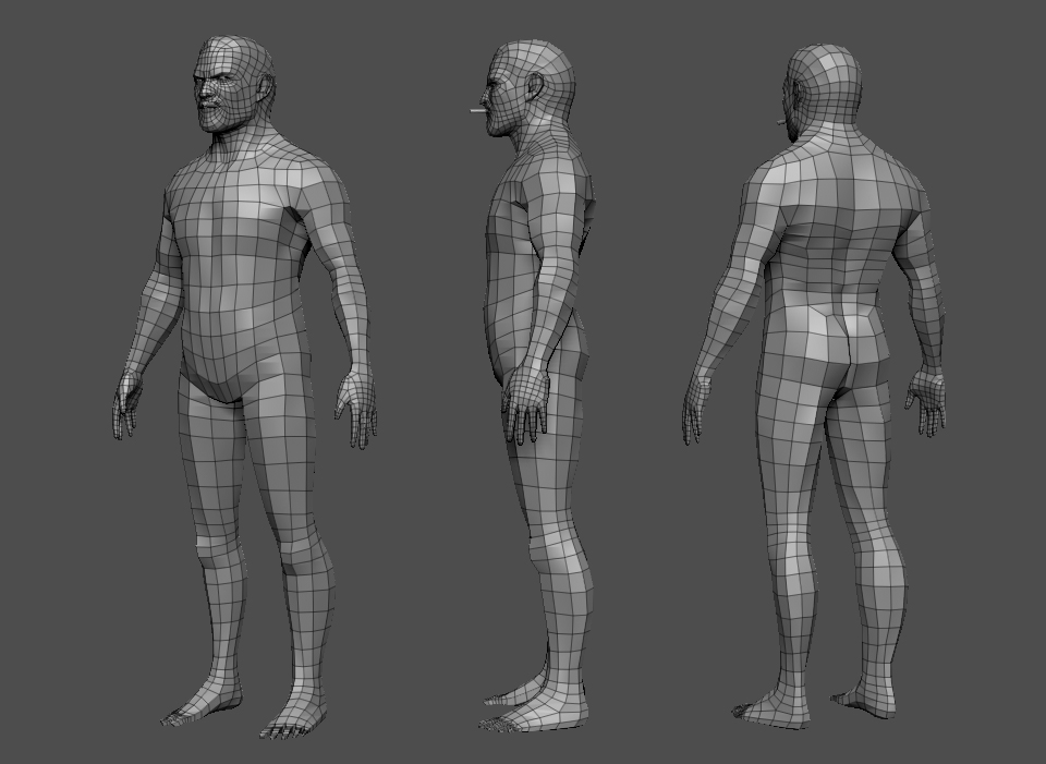 Male Base Mesh