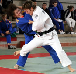 Imatge del 18è Trofeu Ciutat de Girona de Judo 2008. Foto HajimeJudo.- Osotogabi