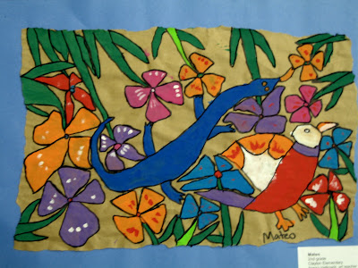 Amate Bark Painting by Second Grade