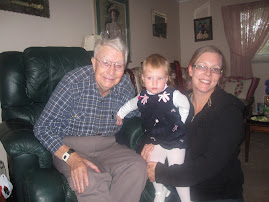 Here is Mommy and me visiting with my Great Poppy! 4OCT2010