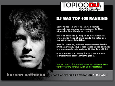 Hernán Cattáneo en el ranking de DJ MAG Hernán Cattáneo en el ranking de DJ MAG