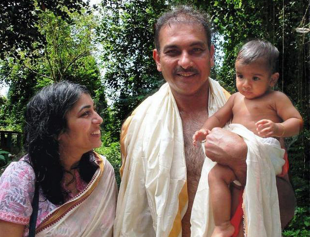 Ravi Shastri Family Pictures
